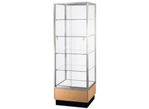 Streamline Square Tower Display Cases