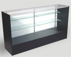 10 unassembled Full Vision Glass Display Cases  48"  - Value E Showcases