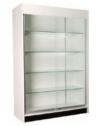 10 Un-assembled Glass Trophy Case Display Cabinets 72" - Value E
